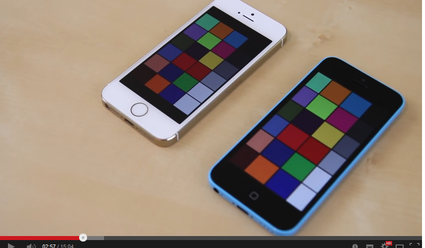  İphone 5-5s ve 5c arasındaki şaşırtıcı ekran farkı -- Yeni grall 5c