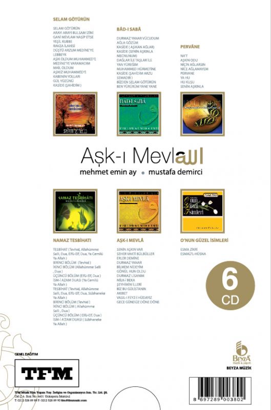  AŞKI MEVLA İLAHİ CD