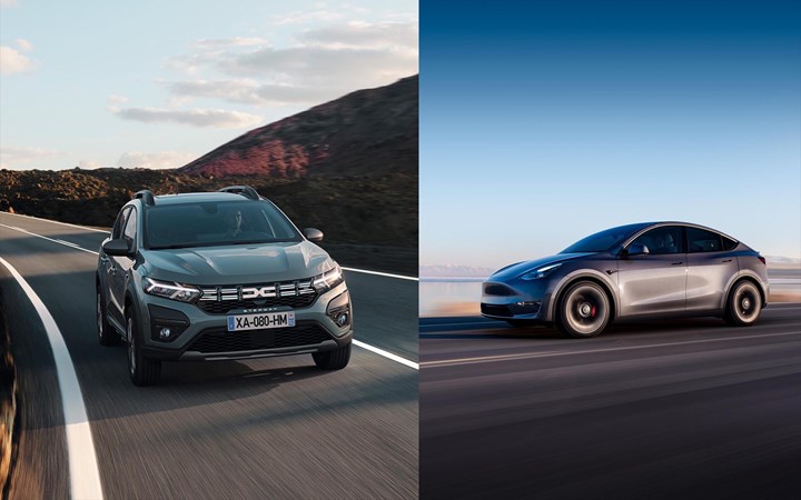 Avrupa'da ilginç liderlik savaşı: Dacia Sandero vs Tesla Model Y