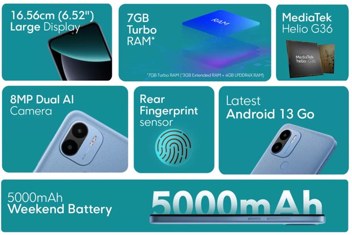Poco C51 tanıtıldı: Android 13 Go'lu bütçe dostu telefon