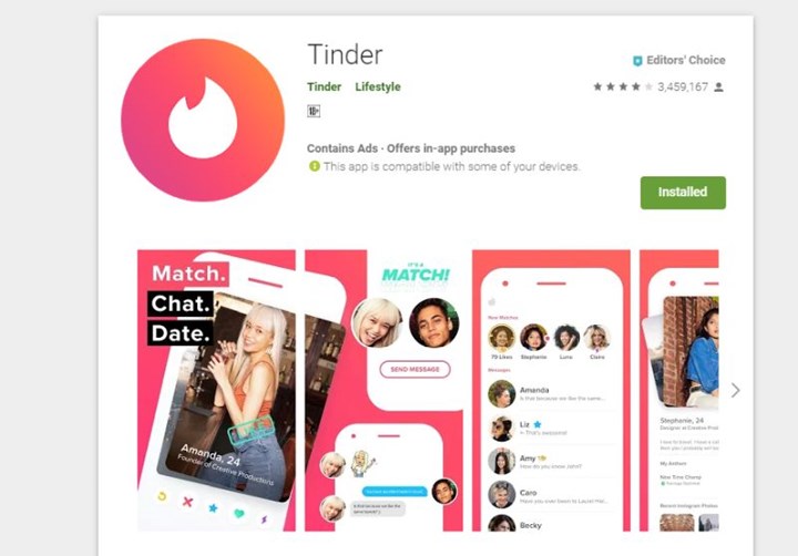 Tinder, kendi ödeme sistemini kullanmaya zorlayan Google'a dava açtı