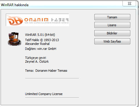  Winrar Donanım Haber Teması ve Diğer Temalar