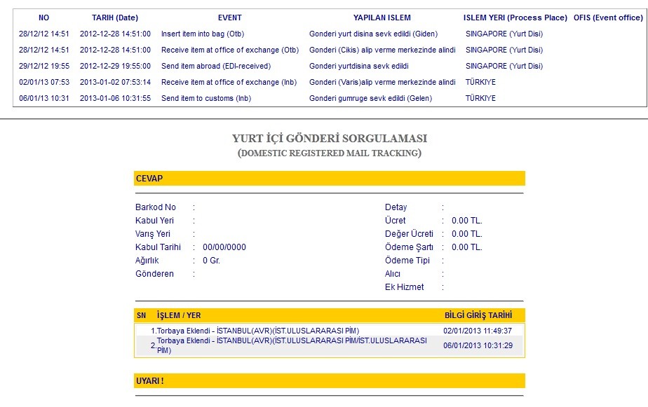  Cevap:  JIAYU G3 SİPARİŞ SÜRECİ VE GÜMRÜK PROBLEMLERİ