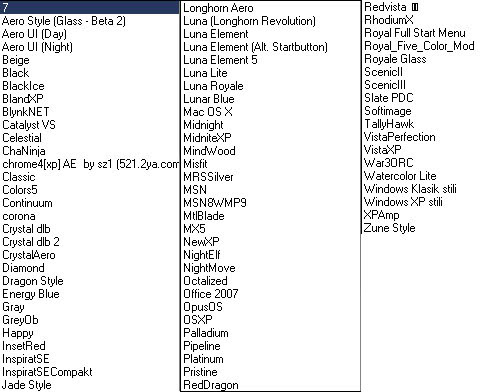  XPcilere kastırmaz bıktırmaz temalar! (wp, icon da tabii ki...)
