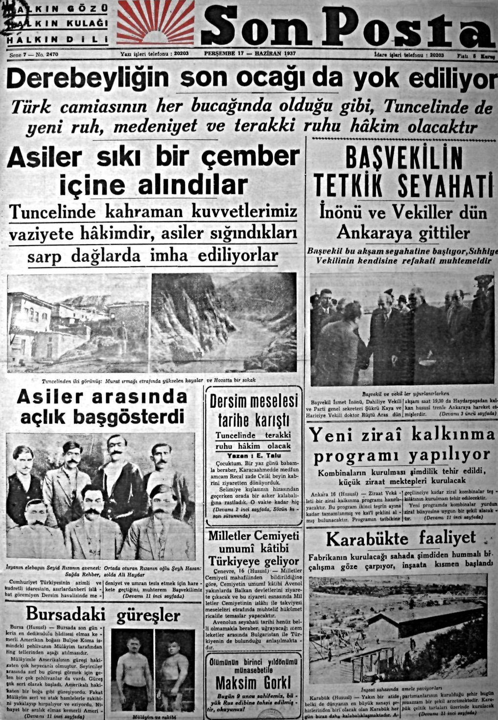  ##Dersim Olayı##