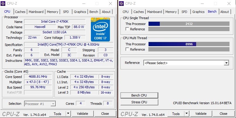 İşlemcilerin CPU-Z Benchmark Sıralamaları [ANA KONU]