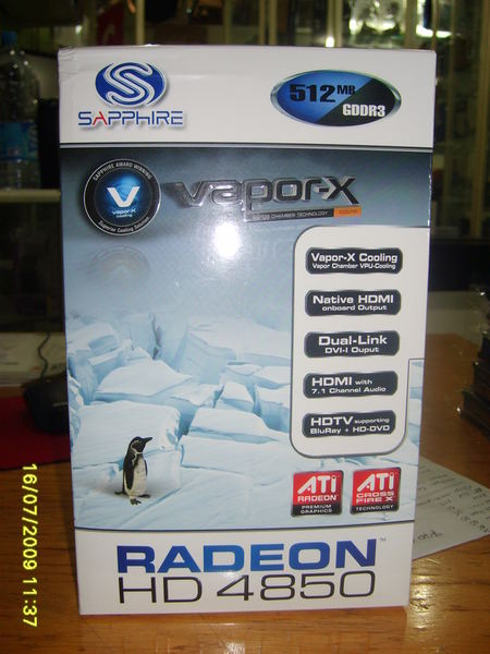  ***SÜPER FİYAT SIFIR GARANTİLİ KUTULU HD4850 VAPOR-X***