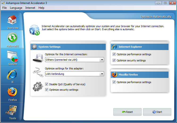  Ashampoo® Internet Accelerator 3(net hızlandırıcı)