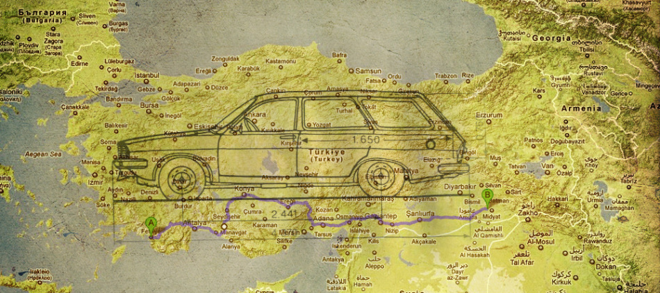  86 Model Renault 12 ile Fethiye'den Mardin'e unutulmaz yolculuk(1. ve 2. Bölüm)