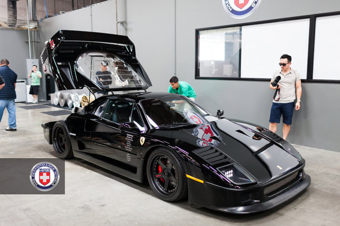  Mat Siyah Ferrari F40