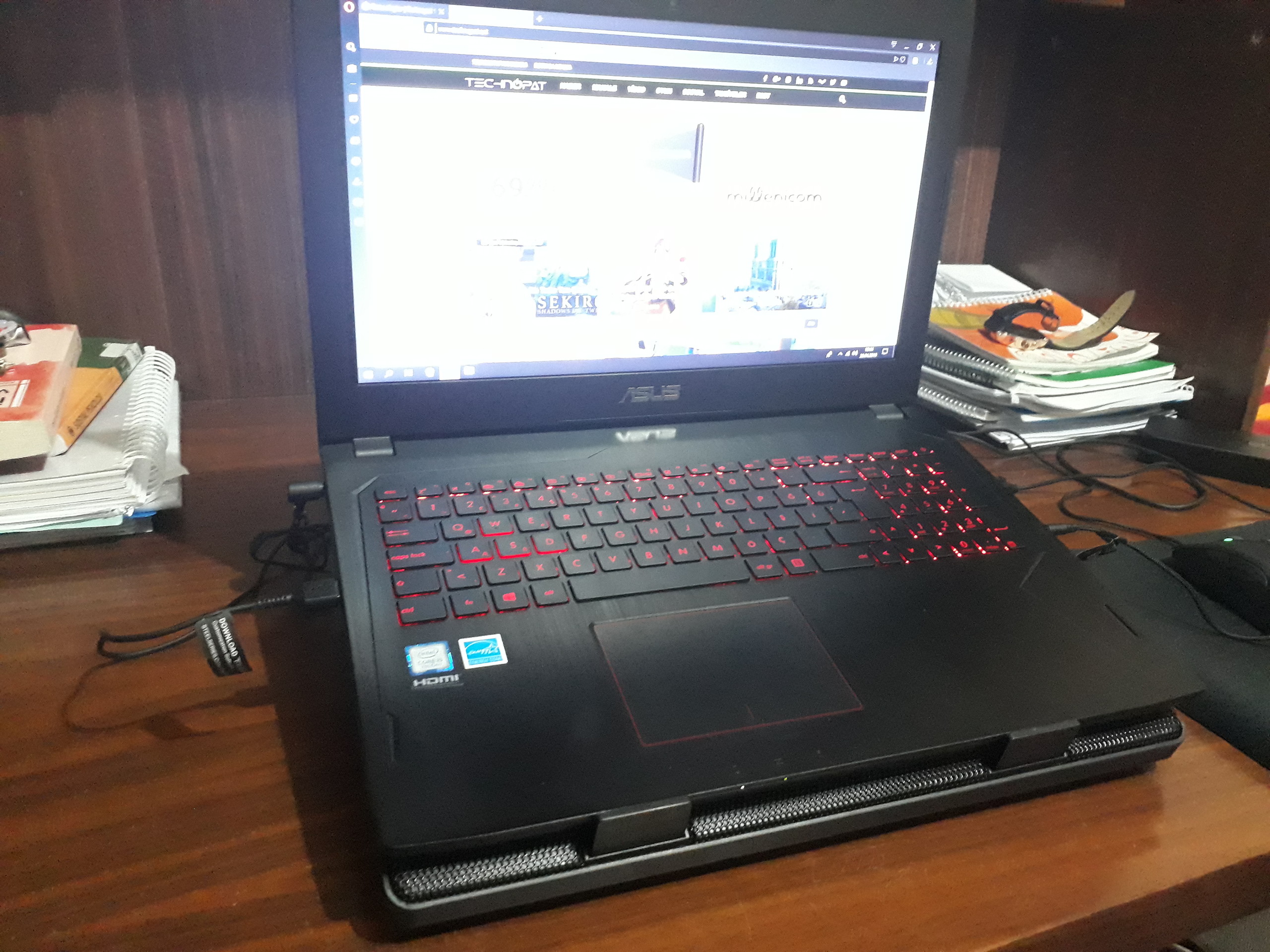 Asus ROG GL502VE-DM032 Laptop / GTX1050TI & i5 7300HQ