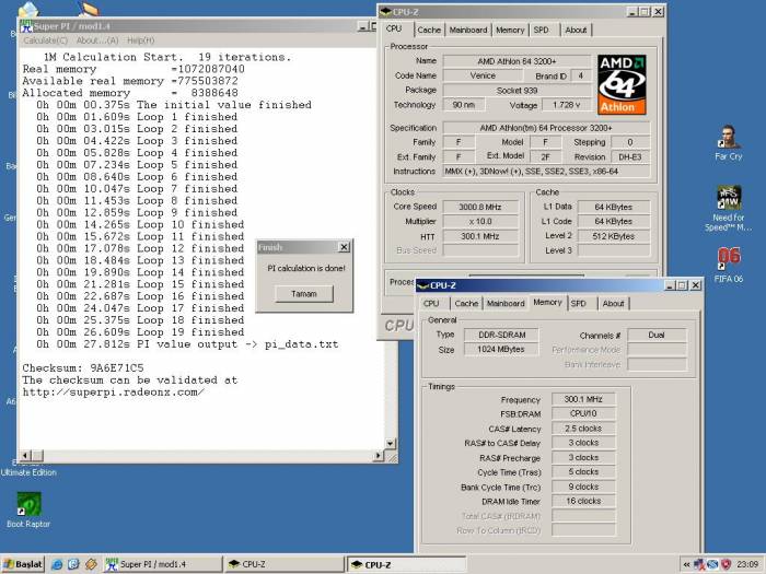  AMD ATHLON 64 3200+ Venice S939 EFSANE 0515 FPMW + THERMALRİGHT XP-90C SOĞUTUCU