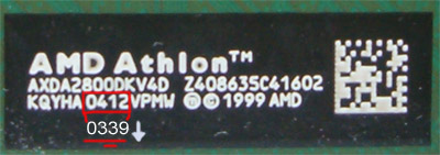  Socket A CPU Sıralamaları (XP-MXP-Sem)