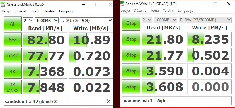  FLASH DISK TEST BAŞLIĞI!!!