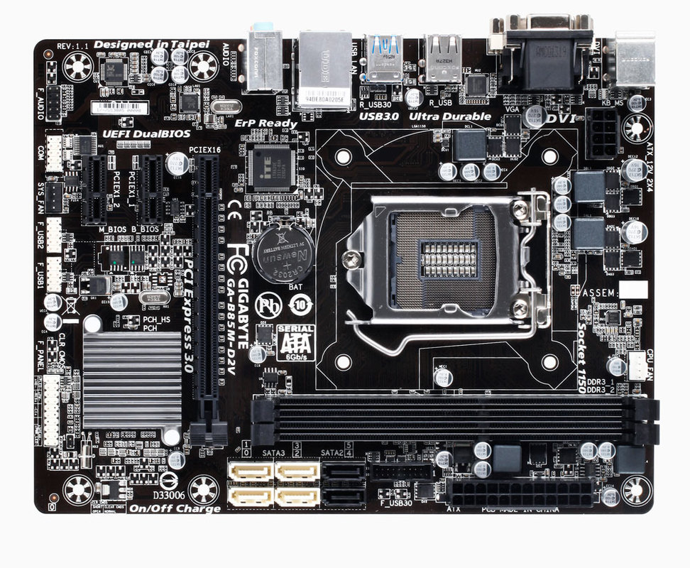  Satılık Gigabyte B85M D2V LGA1150 Anakart