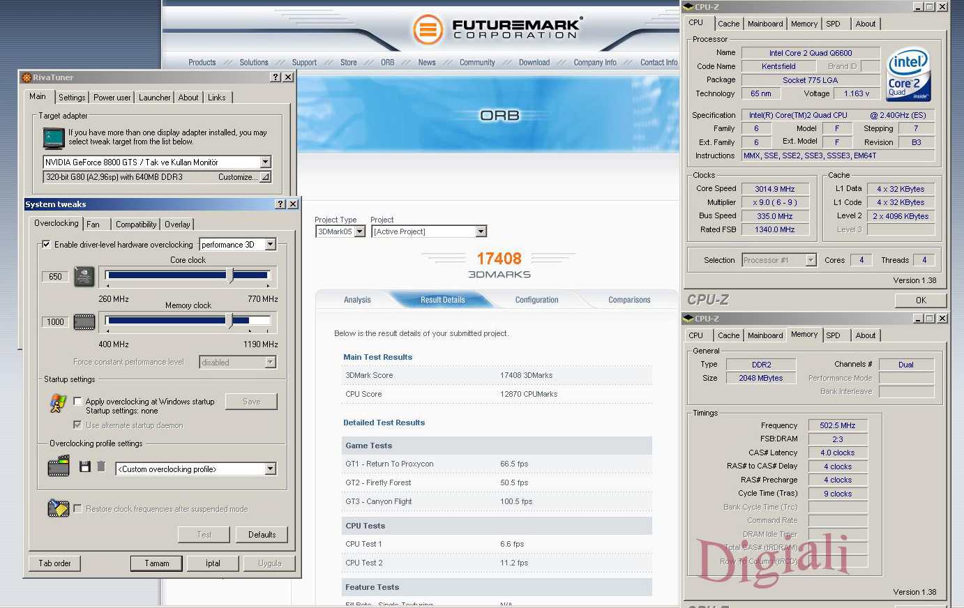  8800GTS UPDATE 665/1020-3D06 12K