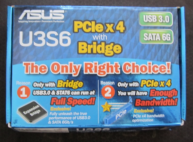  ASUS U3S6 USB 3.0 ve SATA 3 PCI EXPRESS KART