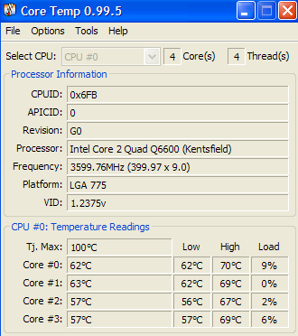  q6600 + bigtyp vx120 ısı değerleri?