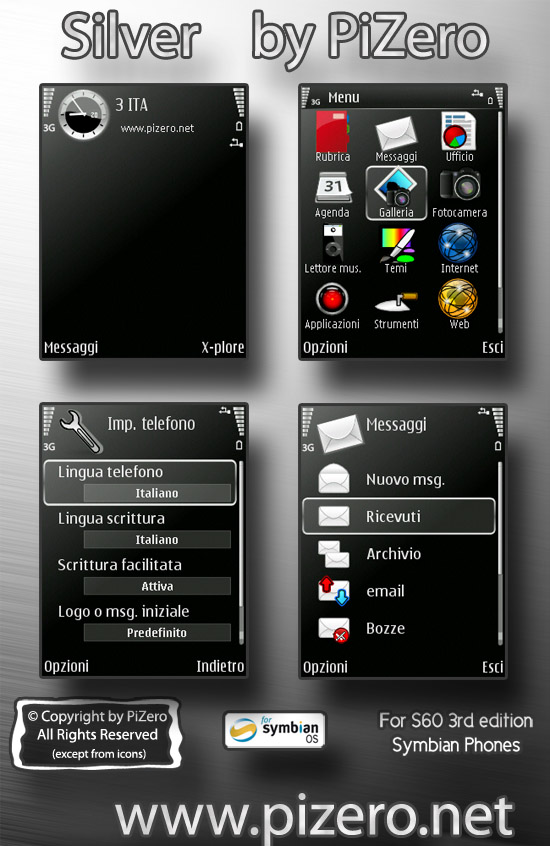  »» ı|[NOKIA SYMBIAN OS™ v9.x 3rd ED]|ı UYUMLU TEMALAR..