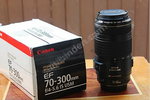  Canon EF 70-300mm f/4-5.6 IS USM (Tiffen UV Filtre Hediyeli)