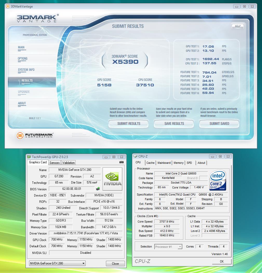  Güncelleniyor...ZOTAC GTX 280 AMP Edition Test Sonuçları...