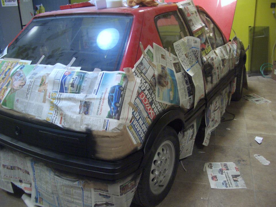  1991 Peugeot 205 GTI Araç Yenileme - Fast Care oto mini onarım
