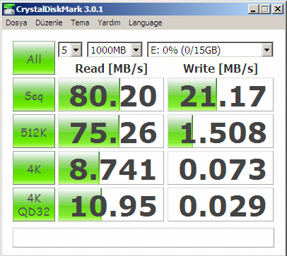  FLASH DISK TEST BAŞLIĞI!!!