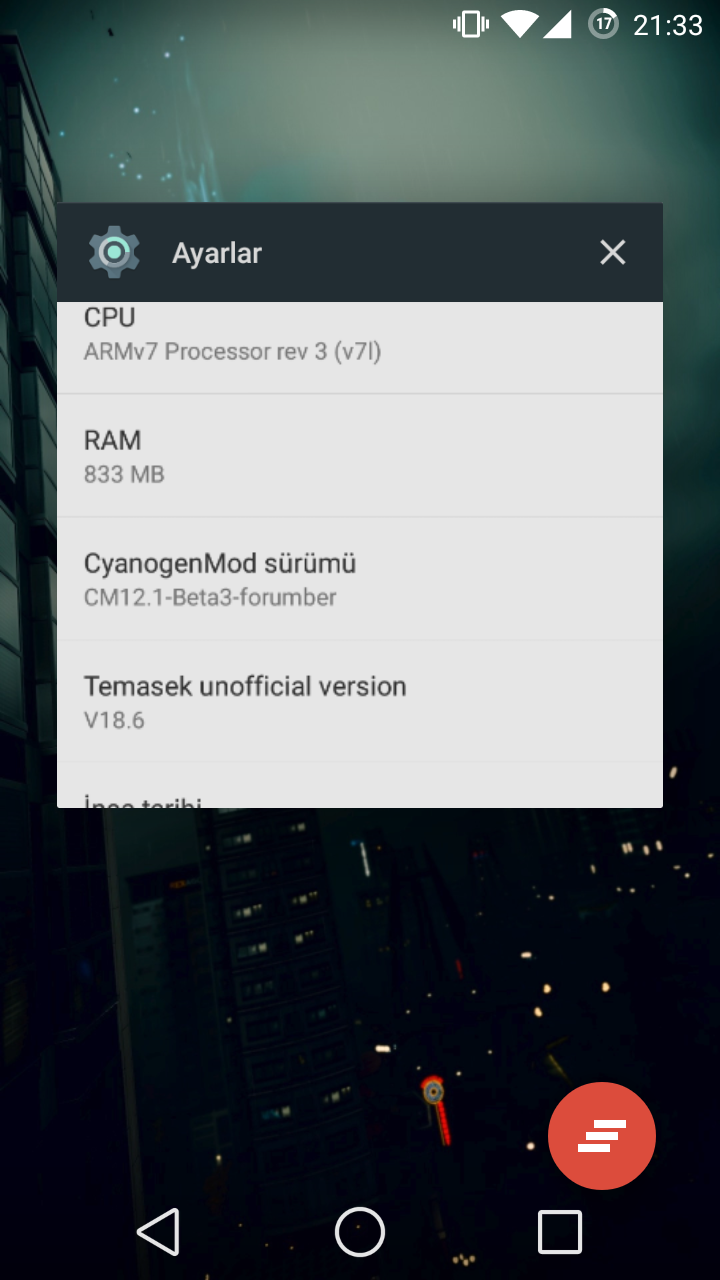 [2017.07.07] Turkcell T50 için CyanoganMod 12.1 (5.1.1), TWRP 3.0.2-3 ve Hafıza birleştirme