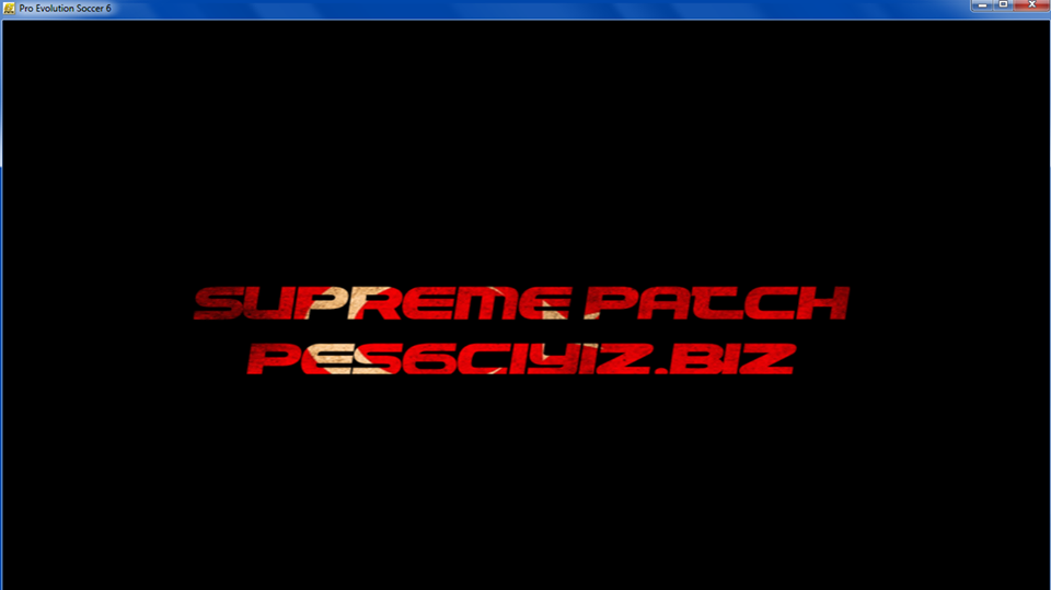  'v1' PES 6 SUPREME BLACK INN PATCH '14'