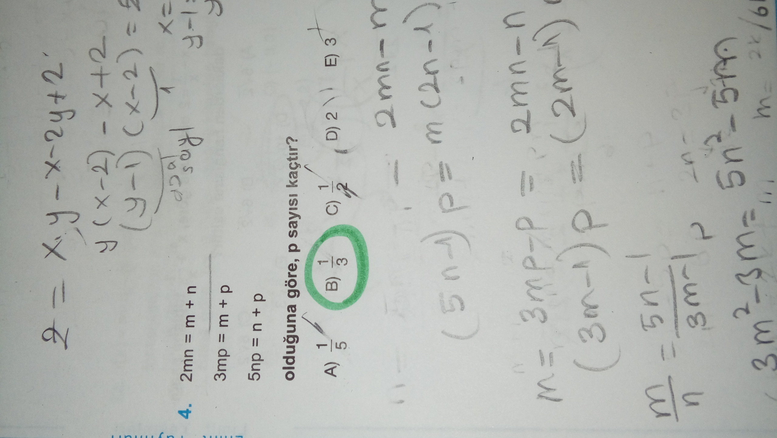 KRONOMETRE LİMİT AYT DEN SORULAR 