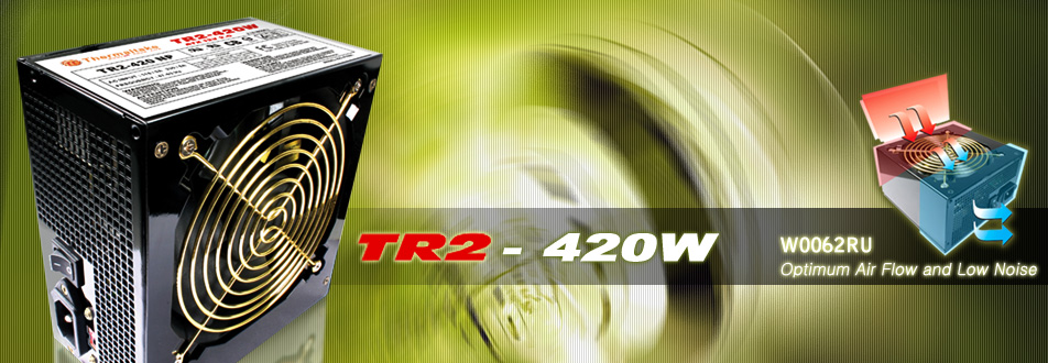  Thermaltake 420W TR2 Power SATILDI