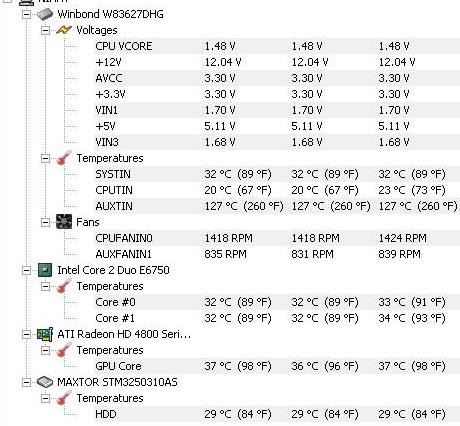 E6750 @ 3.6ghz & Sapphire HD4830 512MB 700/1200MHZ 3D MARK 2006 (9.4v ile)