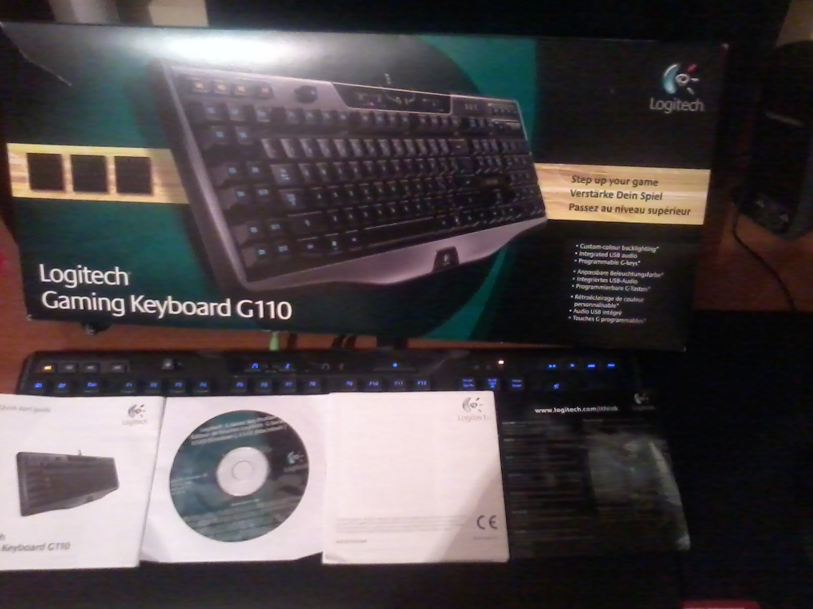  SATILIK>> LOGİTECH G110 MACRO GAMİNG KLAVYE