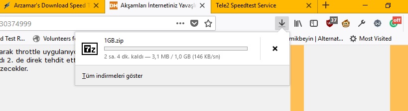 Akşamları İnternetiniz Yavaşlıyor mu? TürkNet Hız Testlerinde Hile Yapıyor!!!