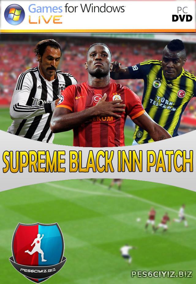  'v1' PES 6 SUPREME BLACK INN PATCH '14'