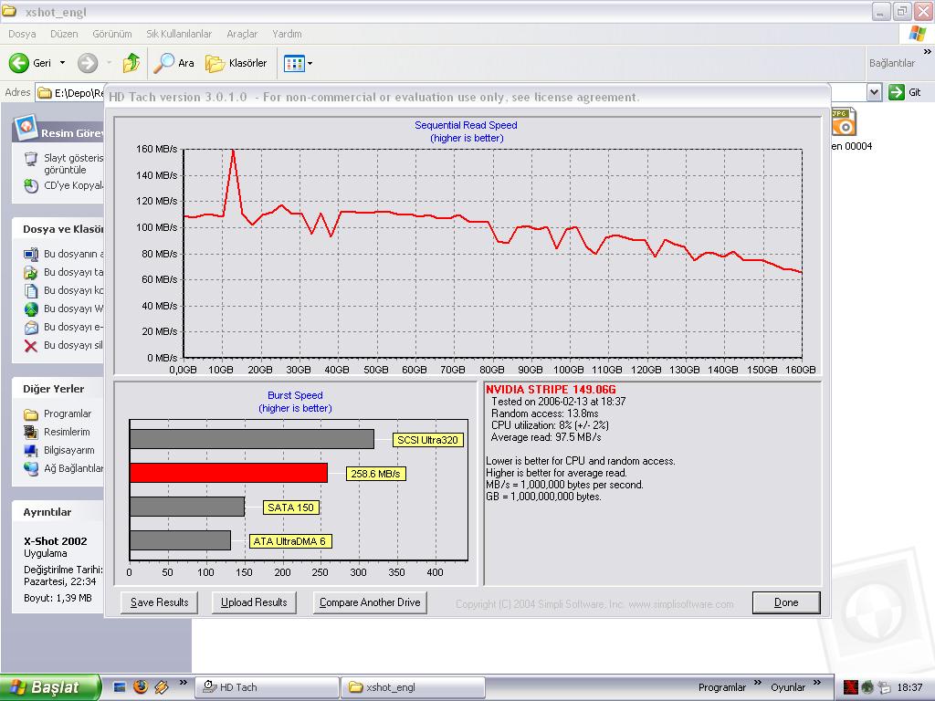  HDD Performans istatistikleri {Ziwro +1}