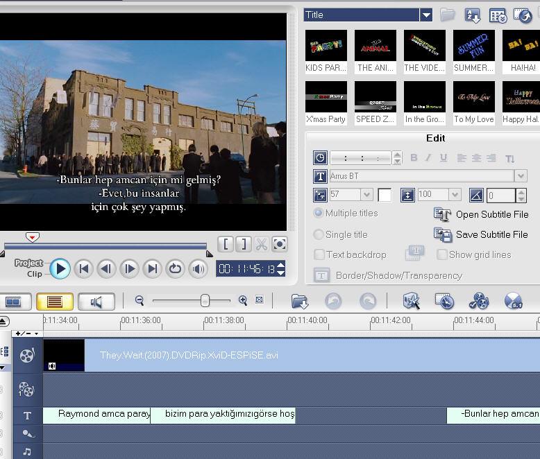  Ulead Video Studio 11 Plus Türkçe Font Sorunu