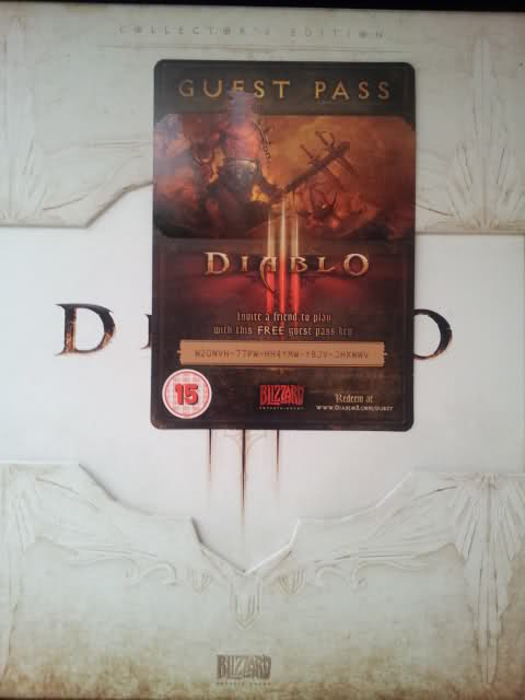  Diablo 3 Guest Pass Paylaşımı