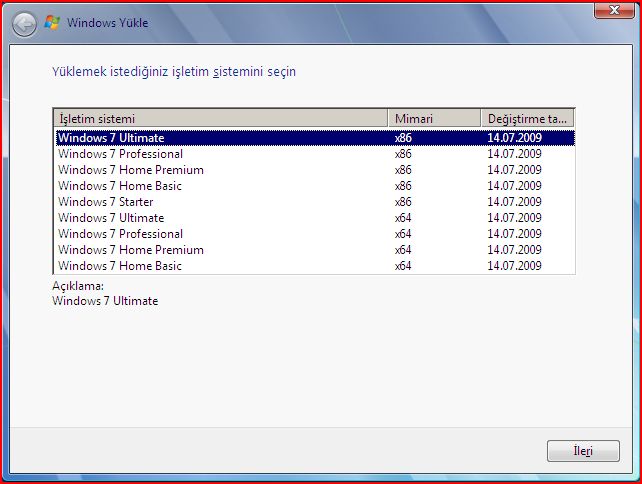  Windows 7 32 bit ve 64 bit tüm sürümler nasıl TEk DVDde toplanır:)
