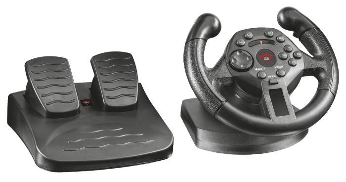 85 TL Ücretsiz Kargo Trust GXT 570 COMPACT VIBRATION RACING WHEEL (Oyun için Direksiyon Seti)