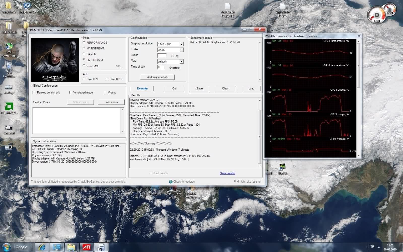  ATİ 10.3 BETA;CROSSFİRE AVP3 TESTLER.(KULLANICI TESTLERİ) (Kotalılıar Dikkat)