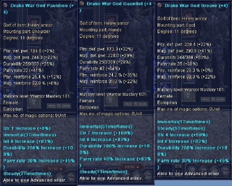  SATILDI - ELDORADO # _R4uL_ # 105 LvL # Full Str # Warrior-Cleric