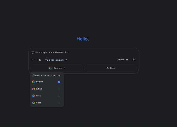 Gemini, derin araştırma özelliğiyle Gmail ve Drive’a erişebilecek