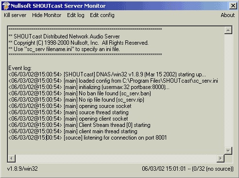 Source threads. Nullsoft.