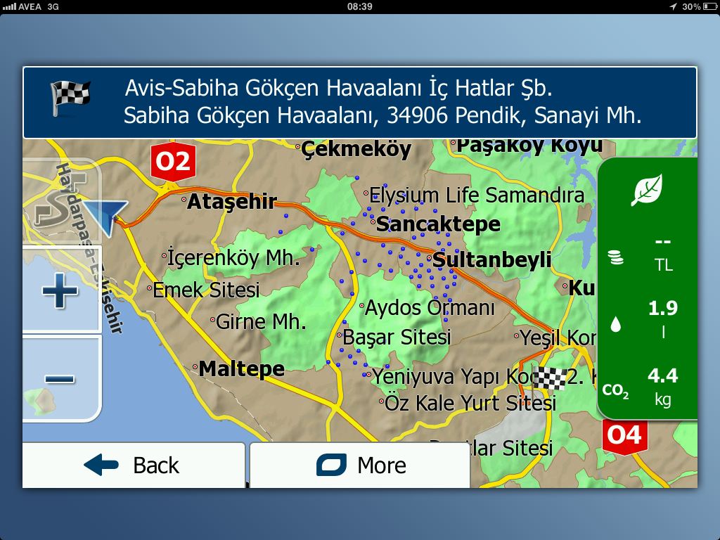  Başarsoft Ekibi Kadıköy - Sabiha Gökcen H.alanı arasına kendi  haritası ile yola çıksın ..