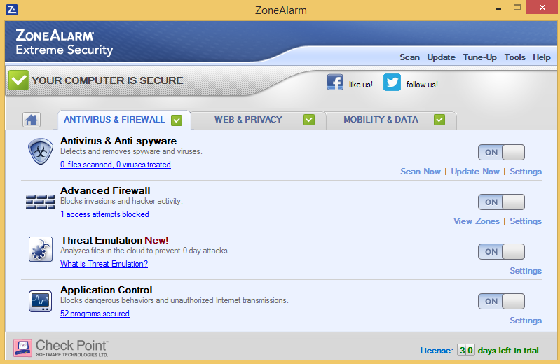  ZoneAlarm 13.3.052.000