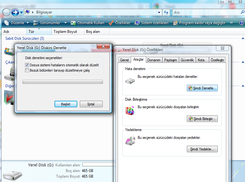  Taşınabilir Harddisk Sorunu