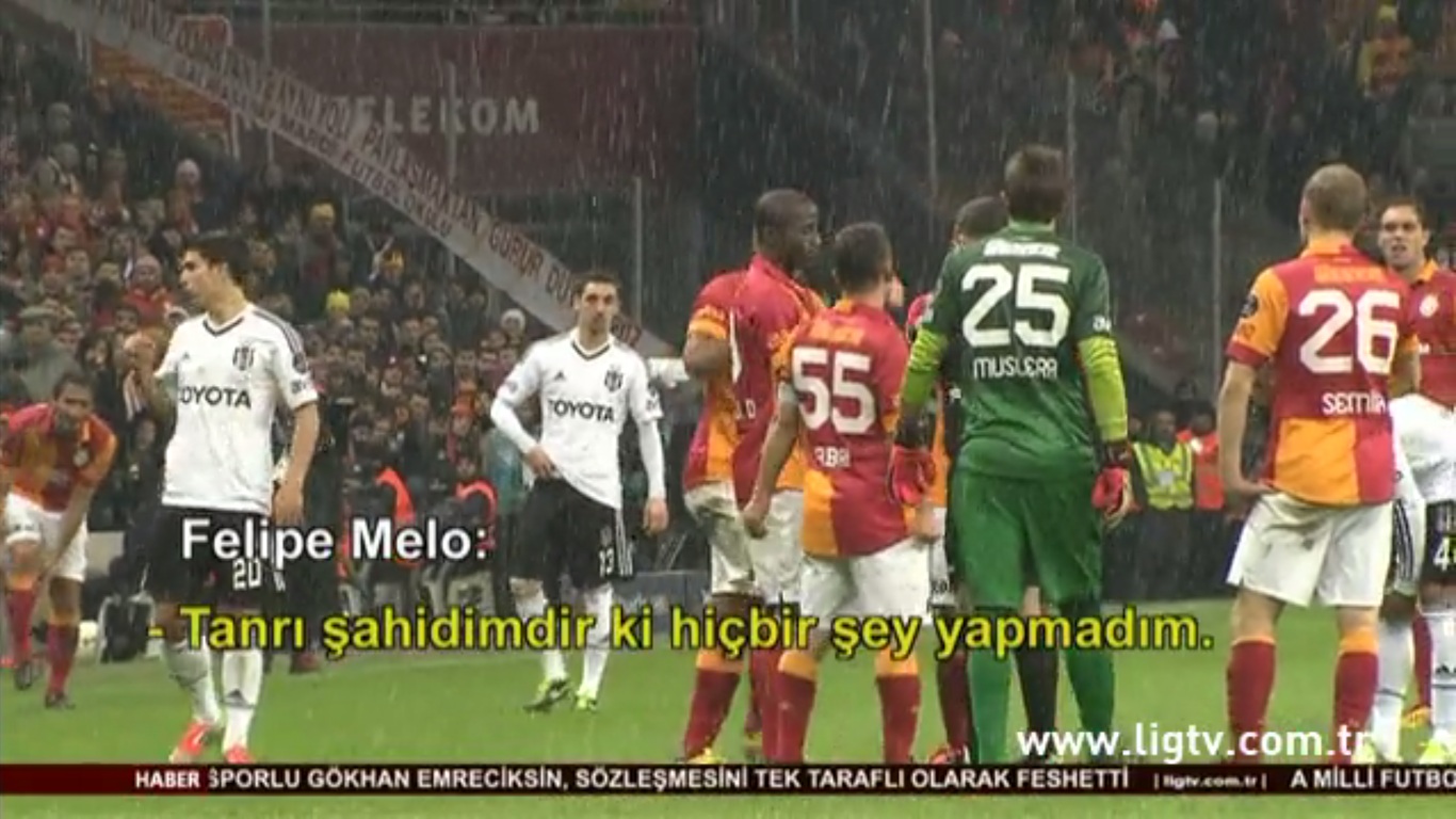  Meireless-Melo tükürük olayı hakkında