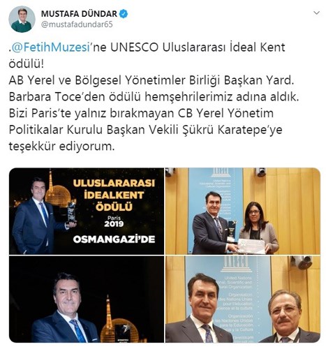 UNESCO isyan etti: Biz ödül vermedik, böyle bir ödülümüz de yok