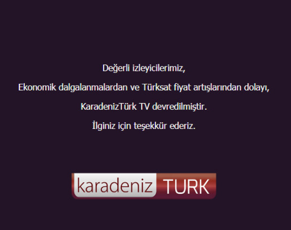 KARADENİZTÜRK TV KAPANDI